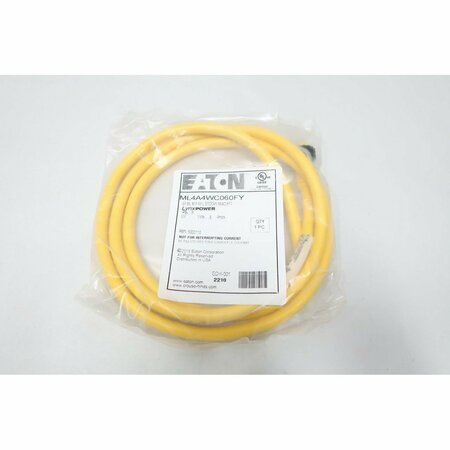 EATON 6FT 600V-AC CORDSET CABLE ML4A4WC060FY